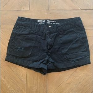 Mossimo black distressed shorts